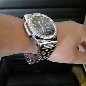 Cubic Zirconia Bling Watch